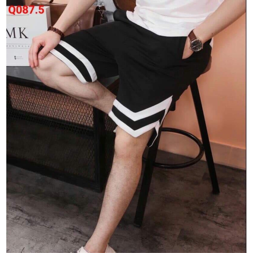 Quần short unisex 2V chất vải co giãn y hình