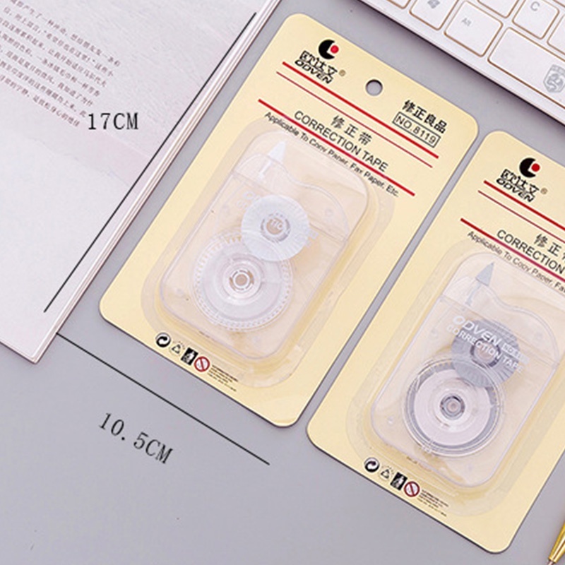 Văn phòng phẩm kiểu Muji Băng hiệu chỉnh trong suốt Băng sửa dạng bấm