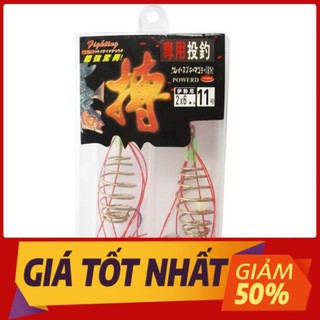 Hộp 2 Bộ Lưỡi Lăng Xê Lò Xo (Lancer) Câu Cá Mè, Cá Chép, Cá Rô Phi, Cá Chép