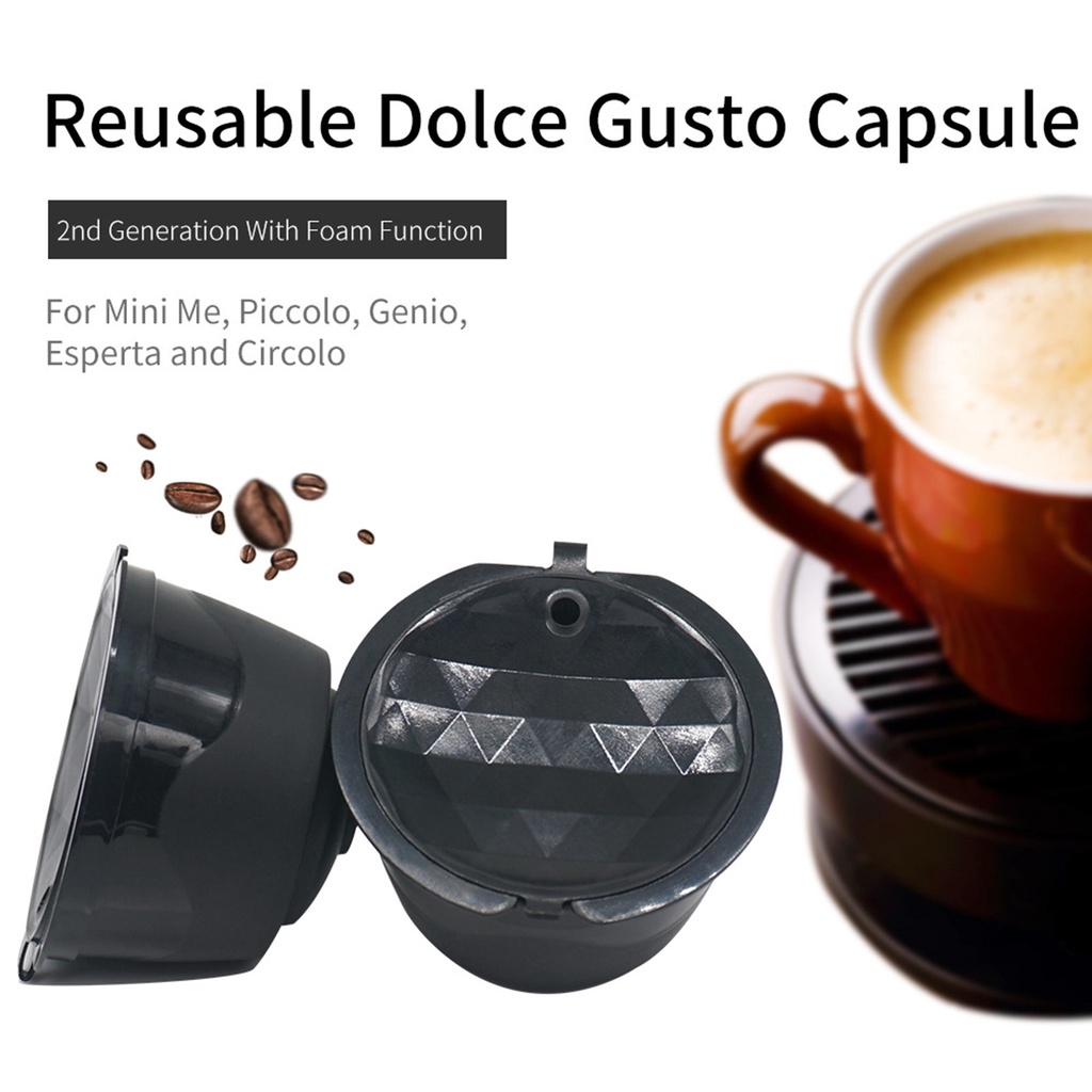 Bộ Cốc Lọc Cà Phê Bằng Thép Không Gỉ Cho Máy Pha Cà Phê Dolce Gusto