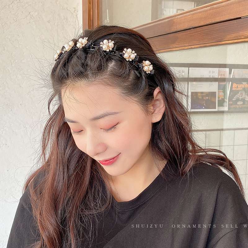 Băng đô đính ngọc trai sang trọng cho nữ giới
