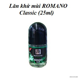 Lăn Khử Mùi ROMANO Hương Nước Hoa 50ml