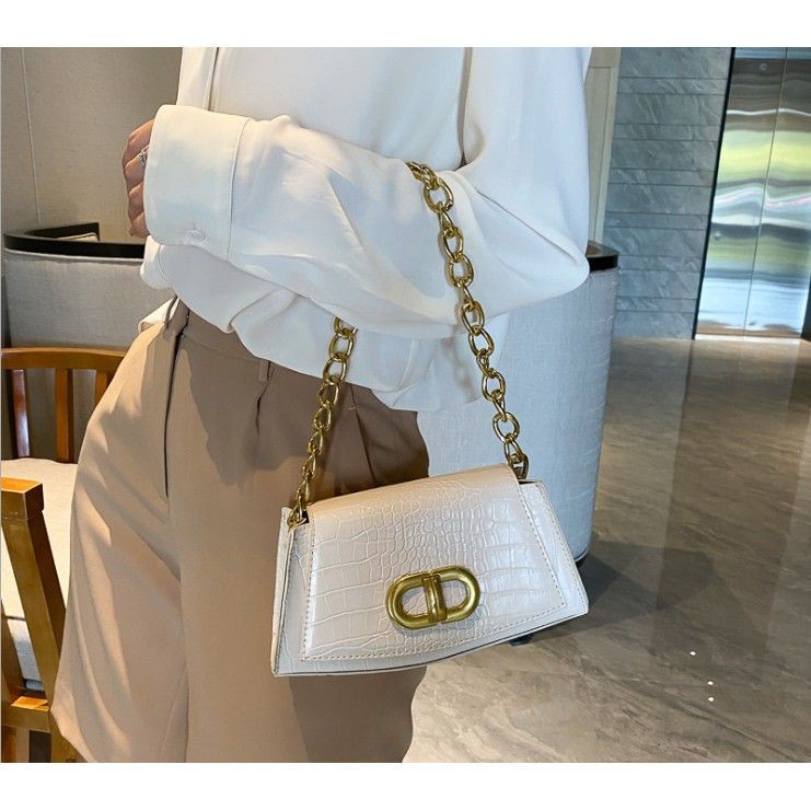 [XẢ KHO]TÚI KẸP NÁCH DÂY XÍCH 🌻CỰC HOT🌻TÚI XÁCH NỮ GIẢ DA VÂN CÁ SẤU CÔNG SỞ ĐI LÀM | BigBuy360 - bigbuy360.vn