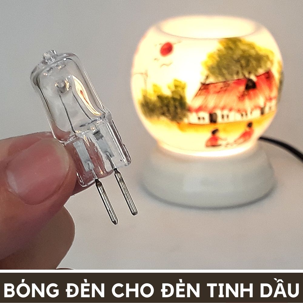 Bóng đèn sợi đốt halogel tỏa nhiệt dùng cho đèn xông tinh dầu chọn Combo 2 hoặc 10 chiếc