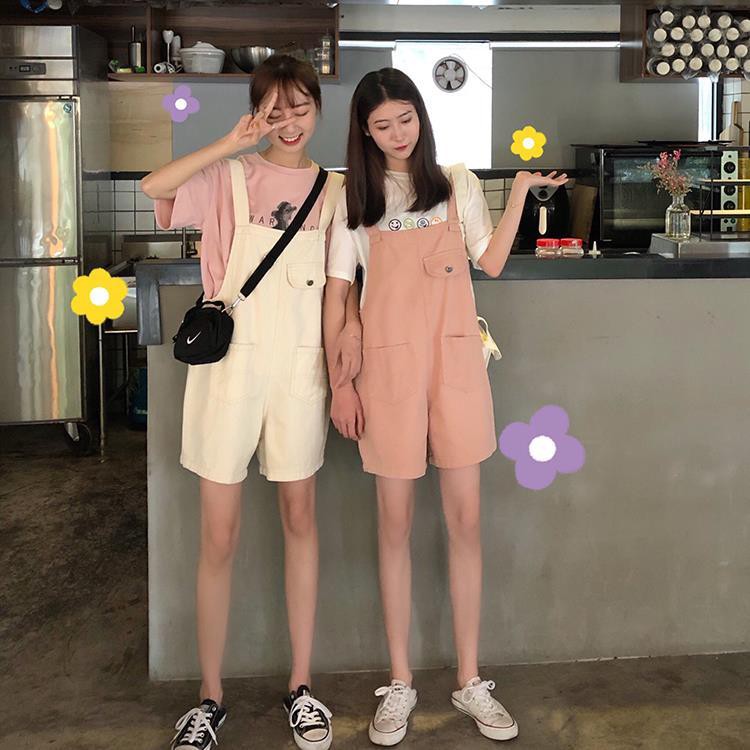 Quần Yếm Ống Rộng Phong Cách Hàn Quốc 2021 Cho Nữ | BigBuy360 - bigbuy360.vn