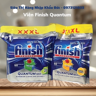 Viên rửa bát Finish Quantum Max ,Ultimate .