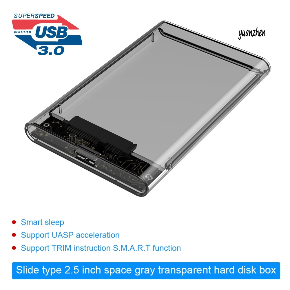 Hộp Đựng Ổ Cứng Ngoài Usb 3.0 / 2.0 5gbps 2.5inch Sata | BigBuy360 - bigbuy360.vn