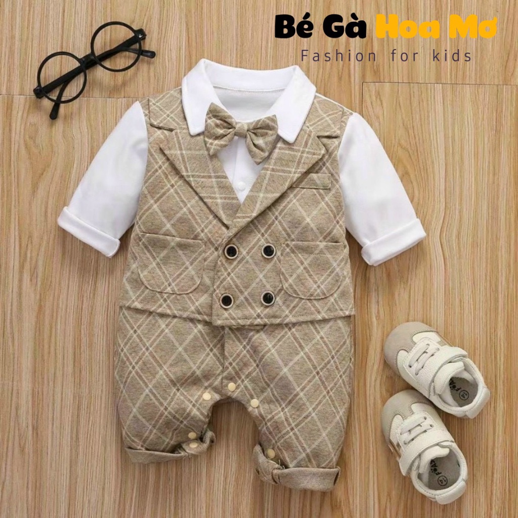 Body công tử 4 cúc kèm nơ