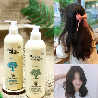 CẶP DẦU GỘI XẢ BIOTIN COLLAGEN PROFESSIONAL SHAMPOO