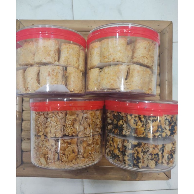 Kẹo đậu phộng cán nhuyễn nhân đậu phộng, mè đen, đậu hòa lan 400g
