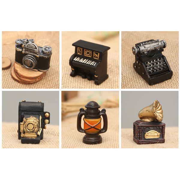 Mô hình trang trí siêu nhỏ cổ điển, phá cách & độc đáo VS1