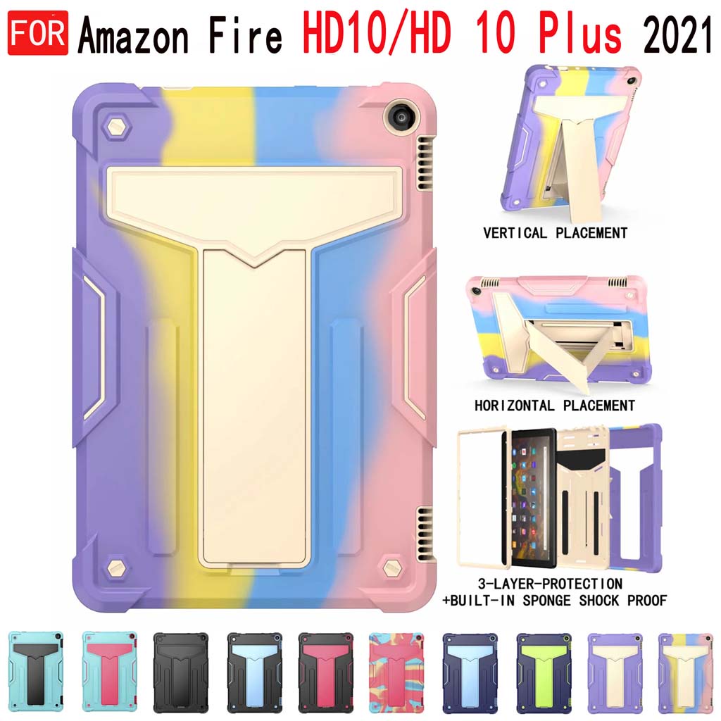 Ốp Máy Tính Bảng Bằng PC + Silicon Thông Minh Chống Rơi Bảo Vệ Amazon Fire HD10 2021 / Fire HD 10 Pl