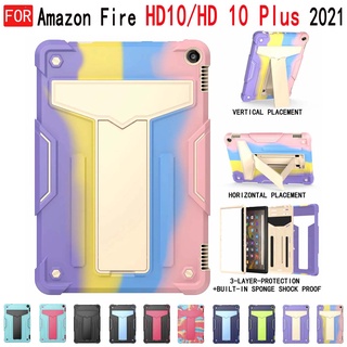 Ốp Máy Tính Bảng Bằng PC + Silicon Thông Minh Chống Rơi Bảo Vệ Amazon Fire HD10 2021 / Fire HD 10 Plus 2021 10.1 inch