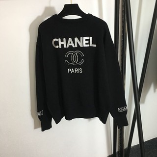 Áo len cổ tròn 𝑐ℎ𝑎𝑛𝑒𝑙 CN channel