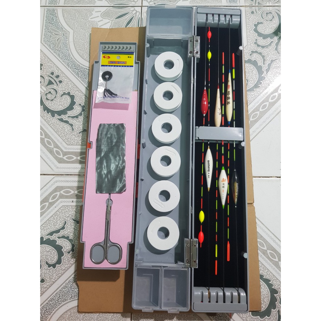 Combo hộp đựng phao và phụ kiện
