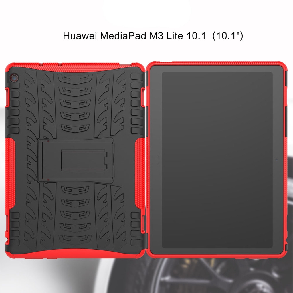 Ốp Máy Tính Bảng Tpu Pc Cứng Có Giá Đỡ 2 Trong 1 Cho Huawei Mediapad M3 Lite 10.1 Inch 10.1 "