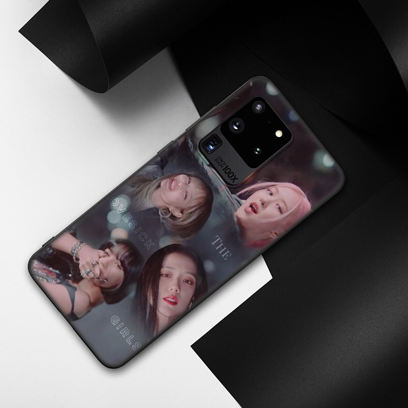 Samsung Galaxy S10 S9 S8 Plus S6 S7 Edge S10+ S9+ S8+ Casing Soft Case 12SF Black Lalisa Lisa Rose Jisoo Jennie Pink K Pop mobile phone case