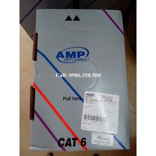 Cáp mạng amp cat6 0905 bọc bạc cuộn 305m