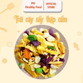 Trái cây sấy thập cẩm PH Healthy Food - trái cây sấy thập cẩm hàng loại 1 thơm ngọt, ngon, tròn vị