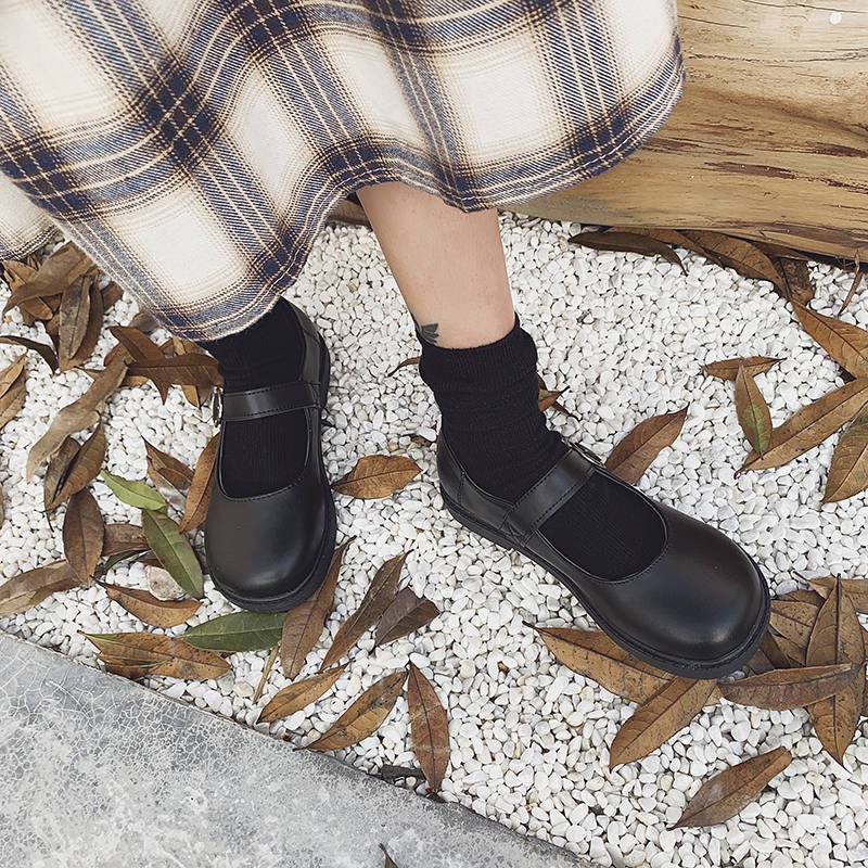 Giày Nữ Mũi Tròn Thời Trang Retro | BigBuy360 - bigbuy360.vn