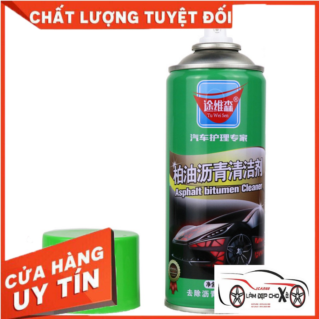 Bình xịt tẩy keo, nhựa đường, các vết bẩn lâu ngày 450ml