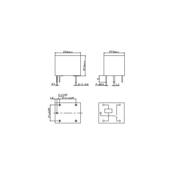 Relay 5 chân SONGLE SRD-SL-C Rơ le 5V, 12V, 24V  (10A)