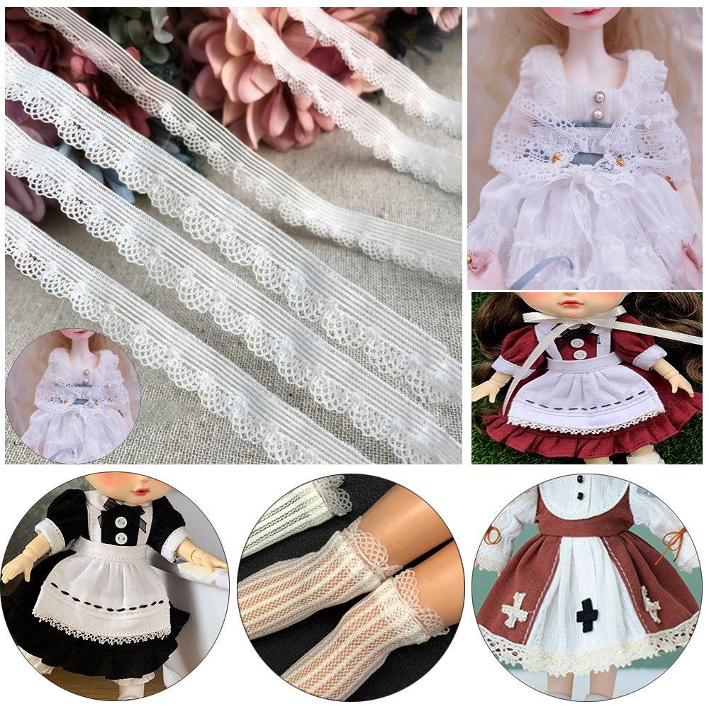 Vải Ren Trắng May Đồ Cho Búp Bê Guipure