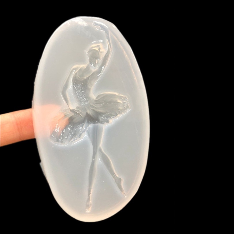 Khuôn Silicon Làm Đồ Trang Trí Đa Năng Hình Chiếc Giày Cao Gót Sáng Tạo