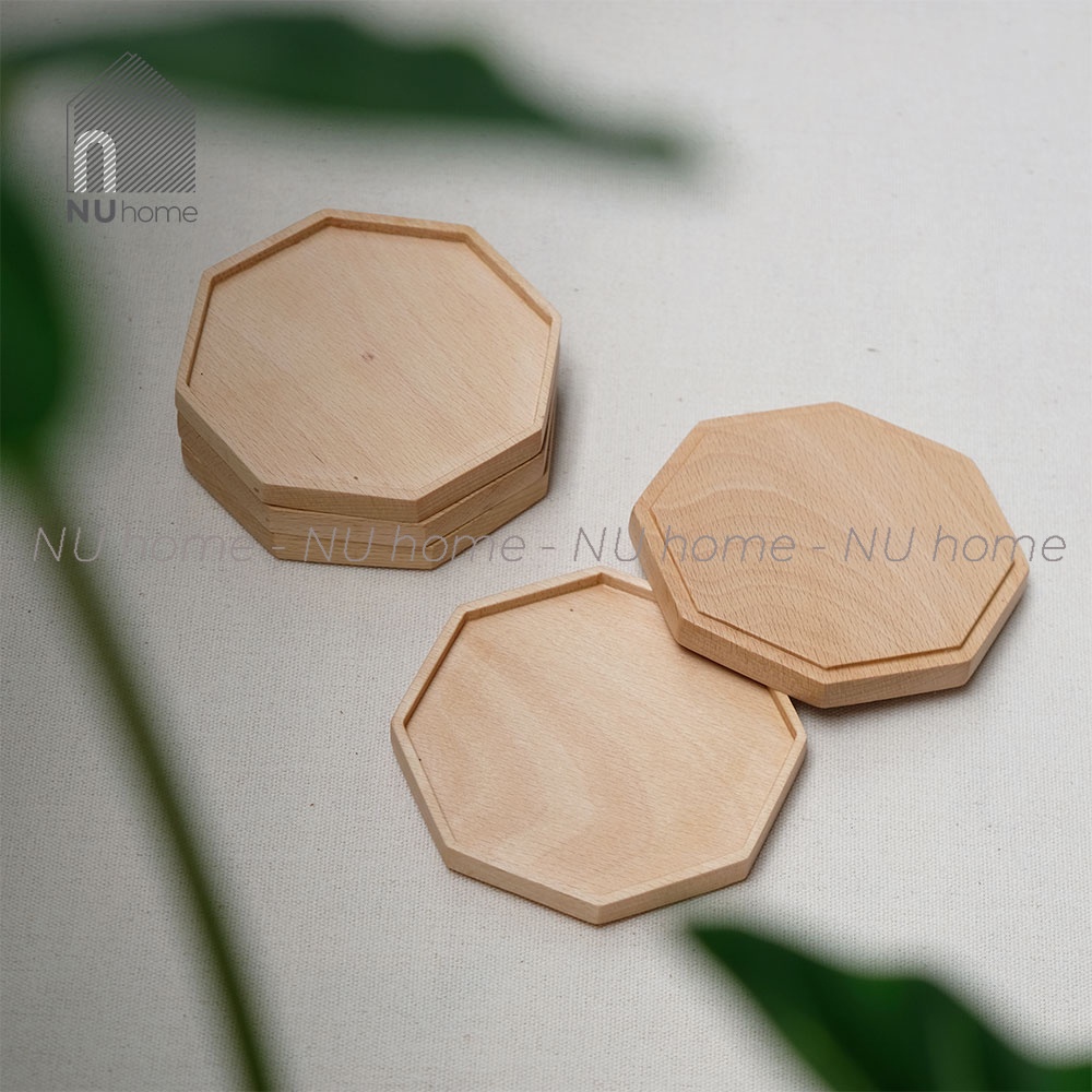 nuhome.vn | Đế gỗ lót ly – Neko, được thiết kế mộc mạc đẹp mắt, đế lót ly cho quán cà phê đẹp mắt