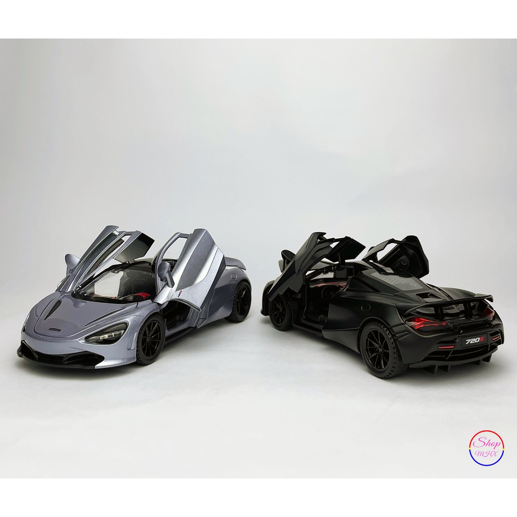 Xe đồ chơi mô hình sắt McLaren 720s TẶNG KÈM BIỂN SỐ tỉ lệ 1:32