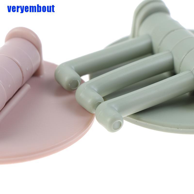Móc xoay treo đồ 3 nhánh sáng tạo cho nhà bếp nhà tắm