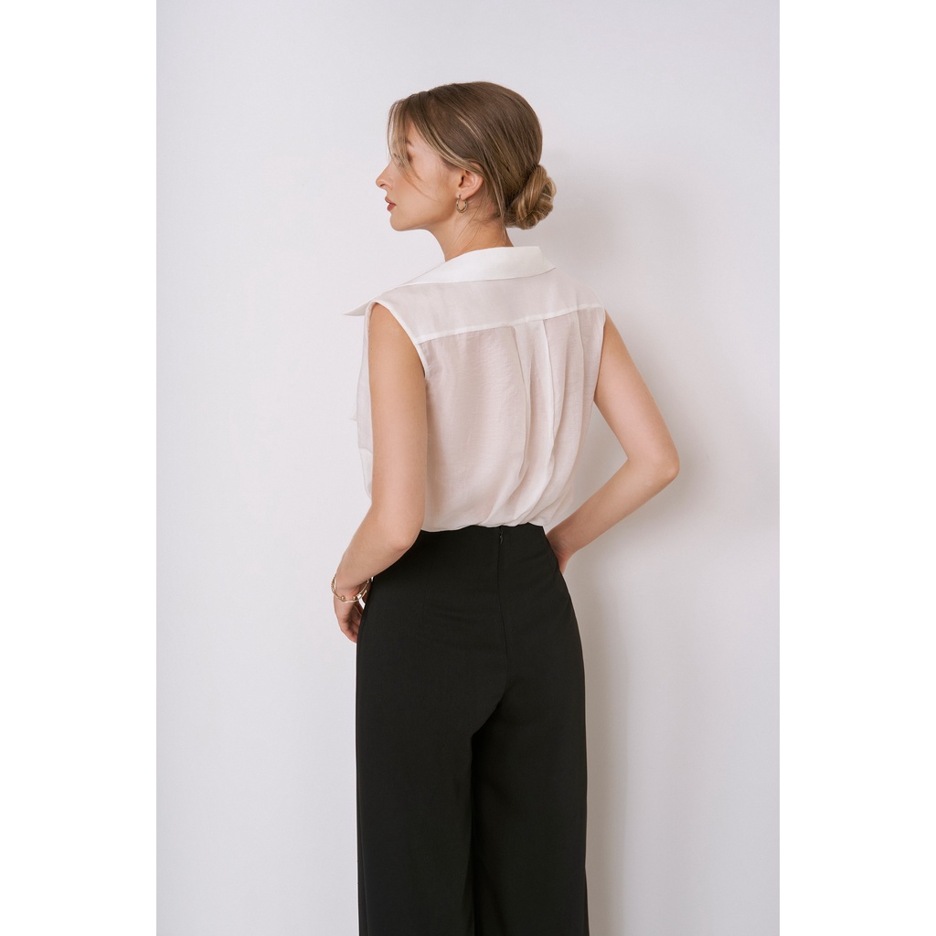 MAVEN - Quần đen ống rộng Hazel Pants