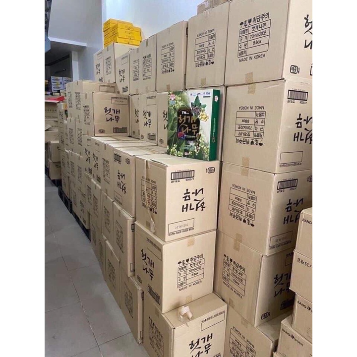 Nước bổ gan hàn quốc Taewoong Food, Hovenia chính hãng - hộp 30 gói