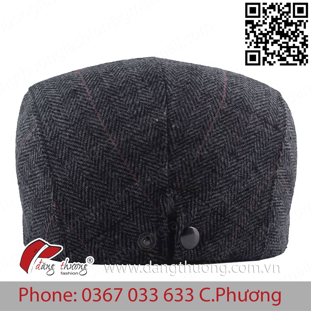 [SHIP HOẢ TỐC ] [CÓ SẴN]Mũ nồi nam beret chất liệu nỉ dạ Trung Niên cổ điển