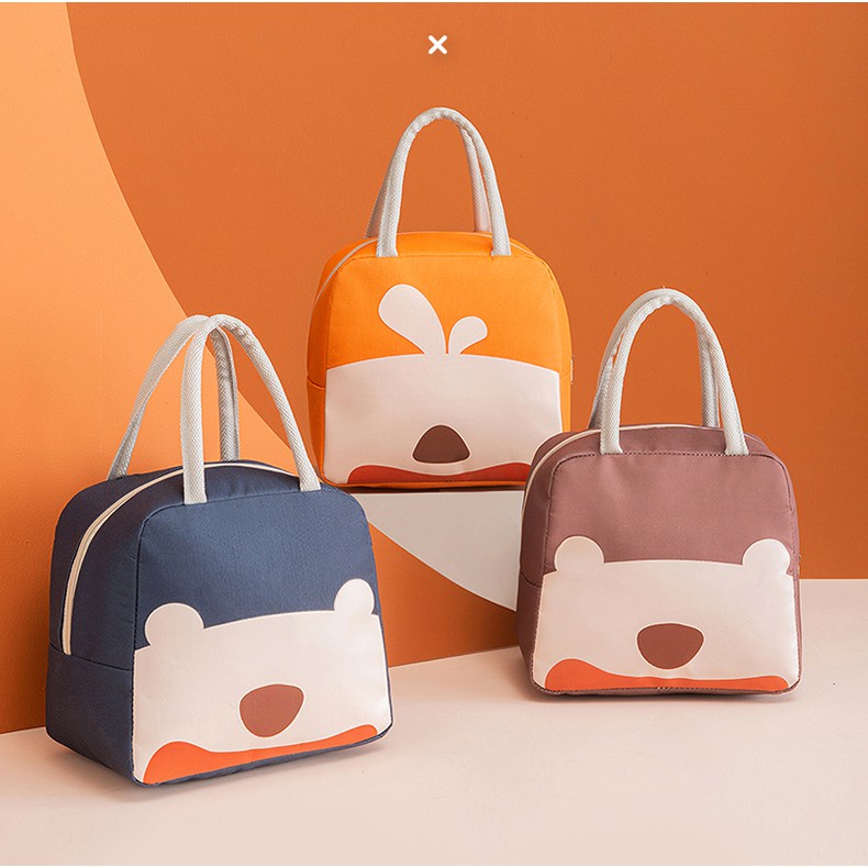 Túi Giữ Nhiệt Gấu Và Thỏ Cute - Shin Mart