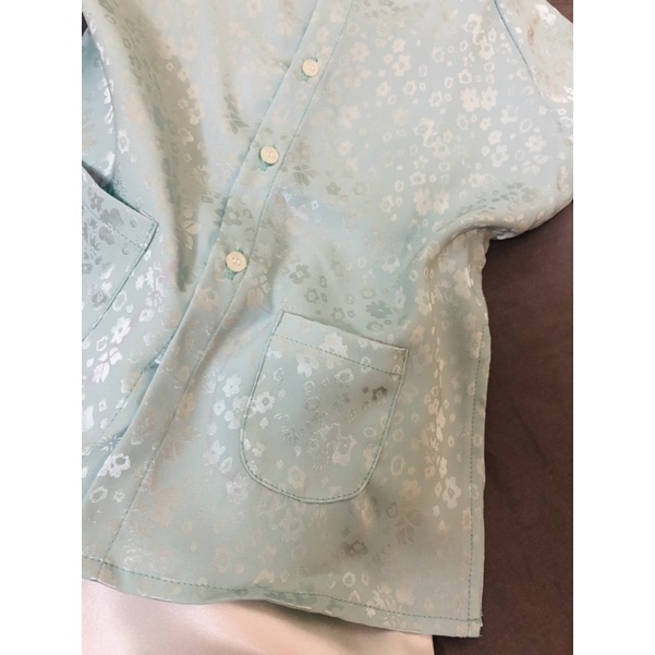 Áo Bà Ba Gấm Hoa