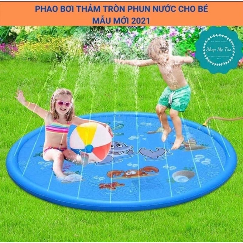 Bể phao tròn phun nước