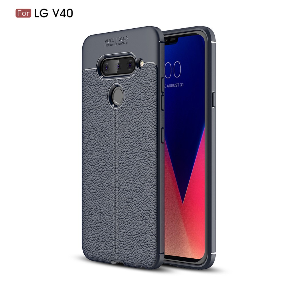 Ốp Lưng Da Tpu Mềm Chống Sốc Cho Lg V30 / V30S / V40