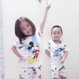 Bộ cotton xuất hàn cho bé 6- 24kg