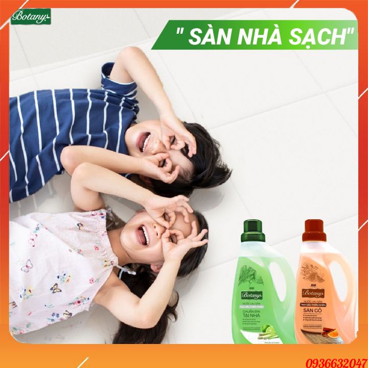 Nước lau sàn botany ⚡FREESHIP EXTRA⚡ dung tích 1.25L hương chanh sả, cam quế dùng được cho sàn gỗ