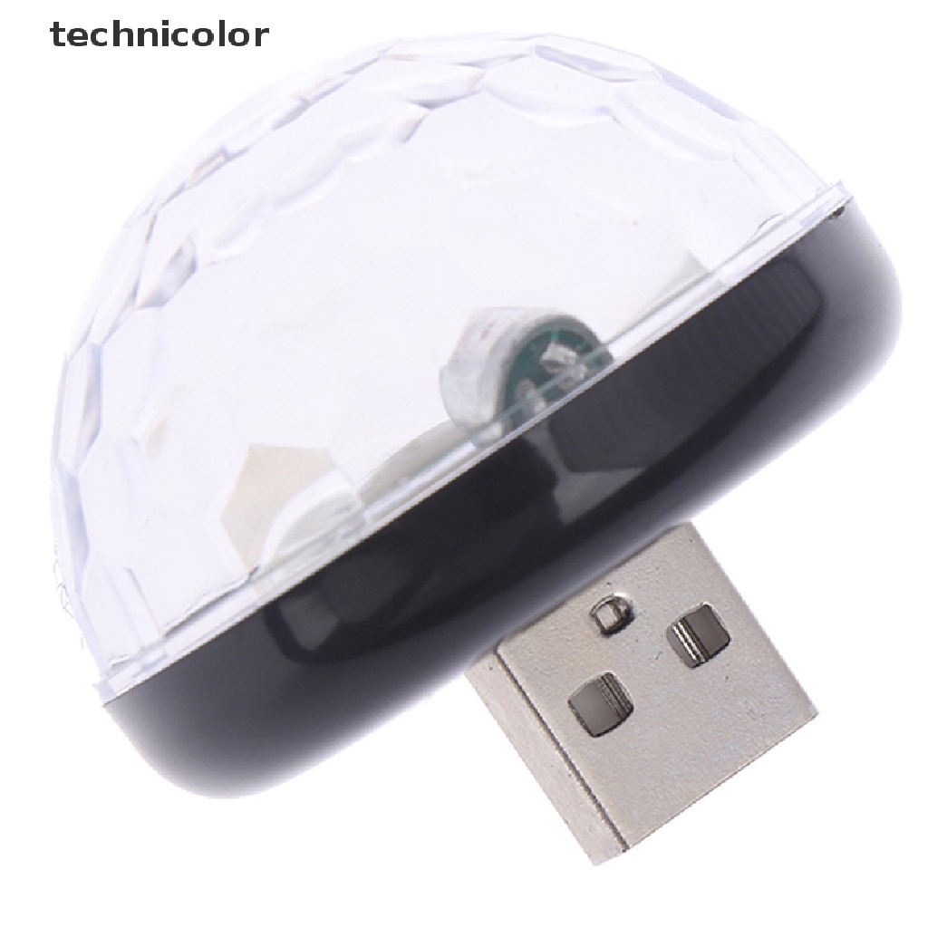 Đèn LED RGB USB mini nhiều màu trang trí nội thất xe hơi