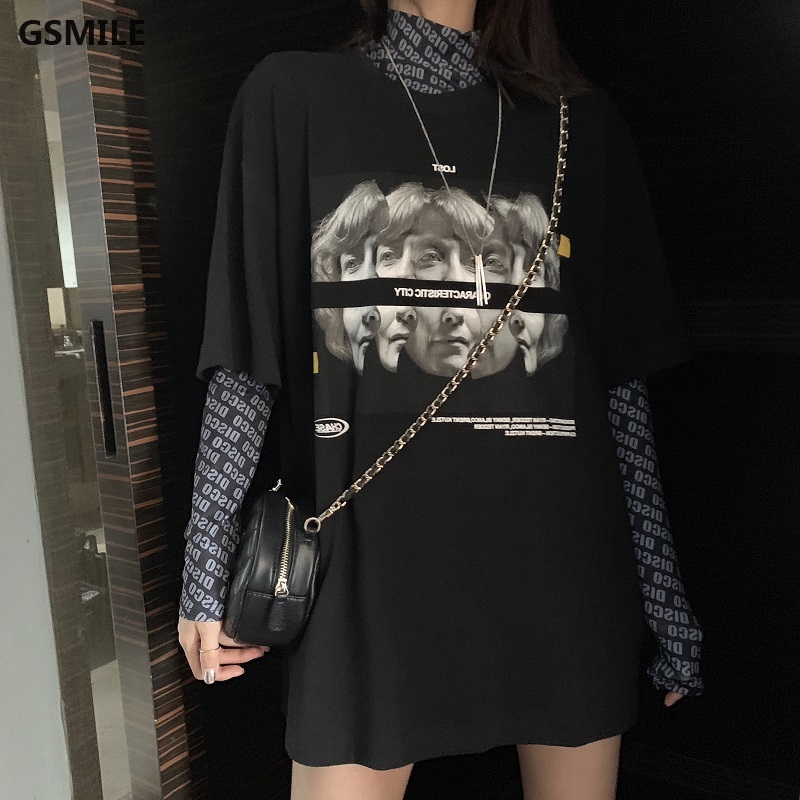 Áo Thun Nữ Ngắn Tay In Chữ Phong Cách Hàn Quốc