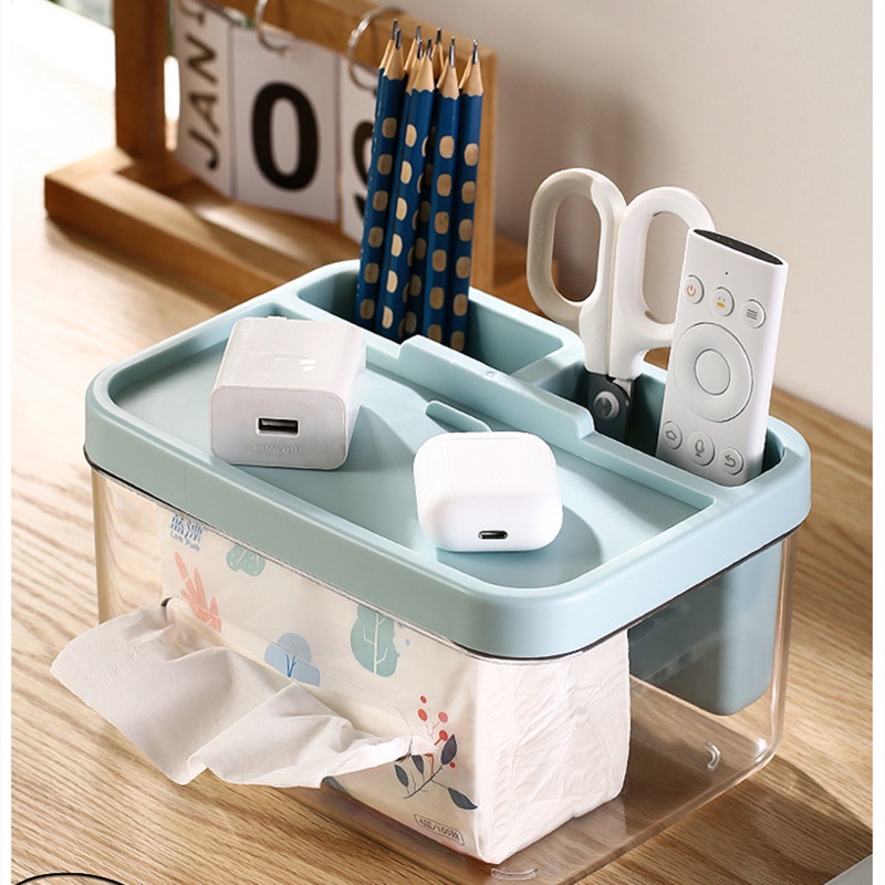 Hộp Đựng Khăn Giấy Điều Khiển Từ Xa Đa Năng Để Bàn Phòng Khách / Nhà Hàng
