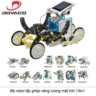 Bộ Robot Lắp Ghép Năng Lượng Mặt Trời 13in1 Phát Triển Trí Não