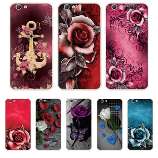 Ốp Lưng Oppo A71 A73 A77 A83 A1 A5X A7X F5 TPU mềm Case Hoa hồng