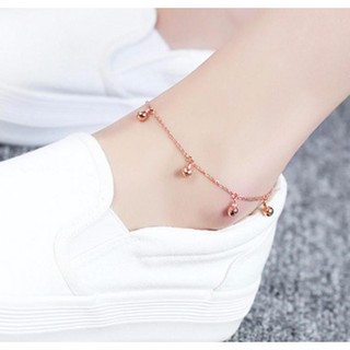 Lắc Chân Titan Nữ Lục Lạc Tòn Ten Không Đen Không Gỉ TITAN 083
