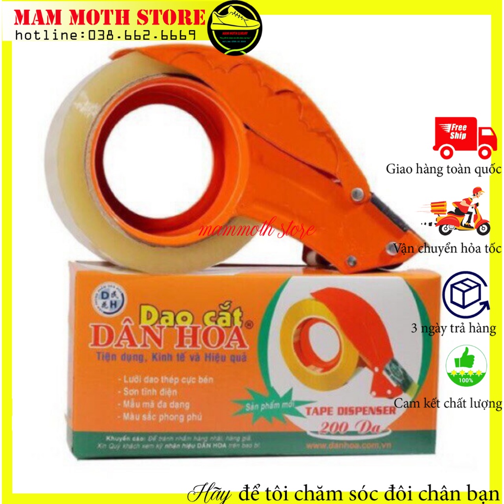 Dụng cụ cắt băng dính bằng tay tiện lợi thuận tiện cho việc đóng hàng phân phối shop MAMMOTH