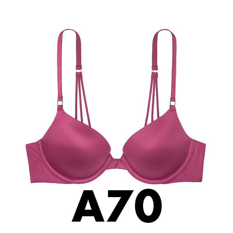 32A/A70 - Áo Lót đỏ vang (23) nâng ngực, dòng Very Sexy Plunge, Velvet Maroon - Hàng nhập Victoria's Secret USA