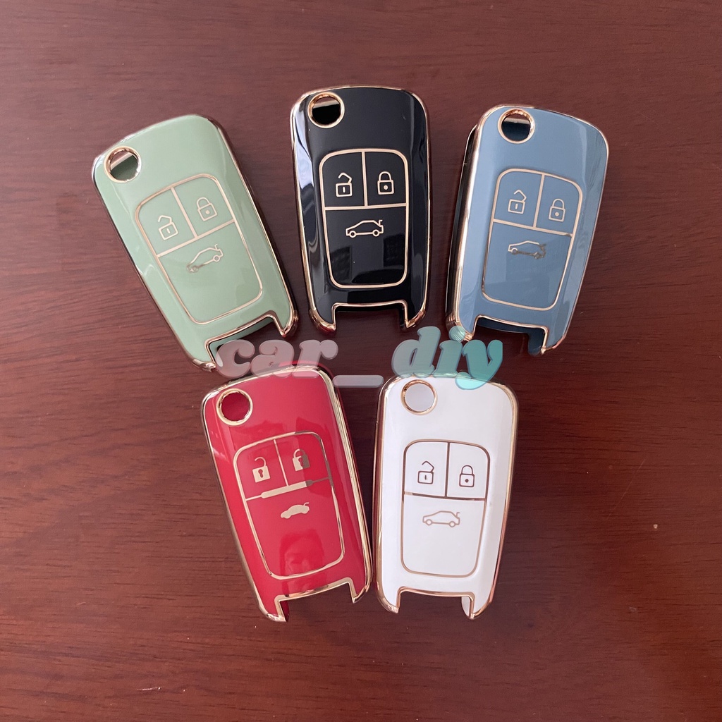 Ốp Da TPU Bảo Vệ Chìa Khóa Xe Hơi Chevrolet Cruze Aveo Captiva Buick Opel Astra Corsa
