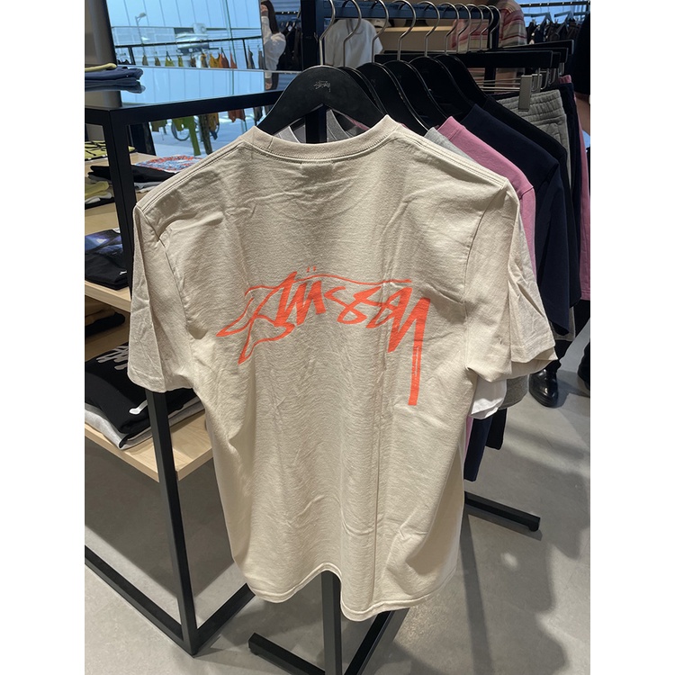 Hàng Mới Về Áo Thun Tay Ngắn In Chữ Stussy Thời Trang Mùa Hè Cho Nam Và Nữ